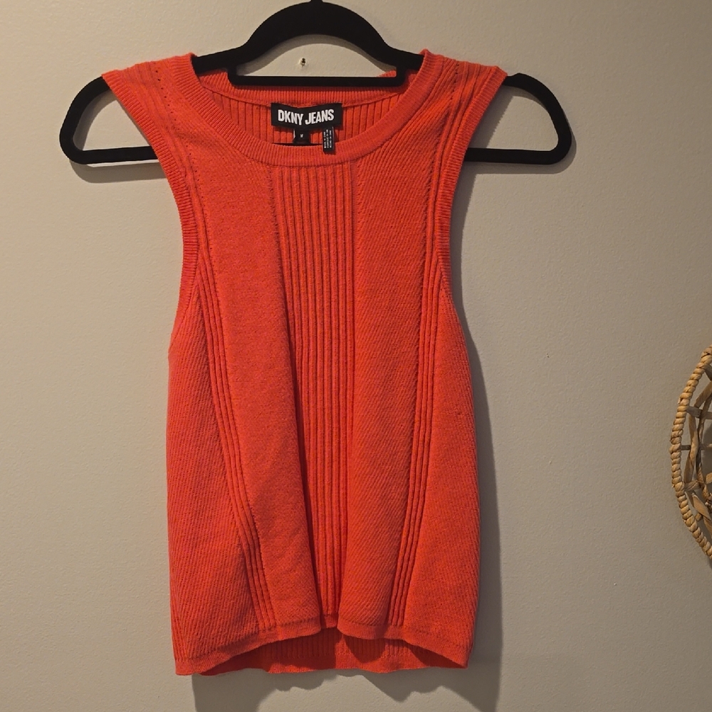 DKNY Punch Pink Tank Top